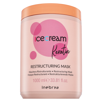 Inebrya Ice Cream Keratin Restructuring Mask učvršćujuća maska s keratinom 1000 ml