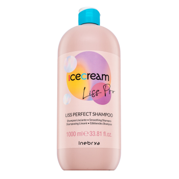 Inebrya Ice Cream Liss Pro Liss Perfect Shampoo wygładzający szampon do włosów grubych i trudnych do ułożenia 1000 ml