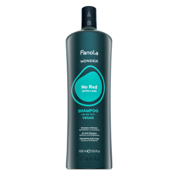 Fanola Wonder No Red Extra Care Shampoo szampon neutralizujący do ciemnych włosów 1000 ml