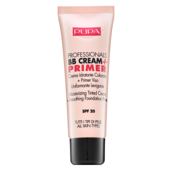 Pupa Professionals BB Cream + Primer SPF 20 002 Sand BB crème om de huidskleur te egaliseren 50 ml