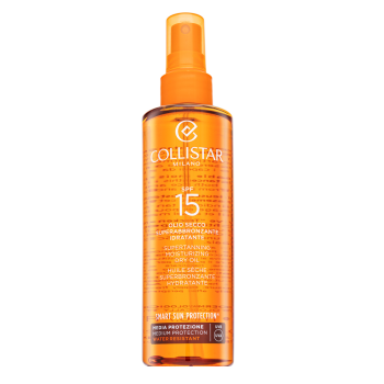 Collistar Supertanning Beschermende droge zonnebrandolie SPF 15 Mosturizing Dry Oil SPF 15 200 ml