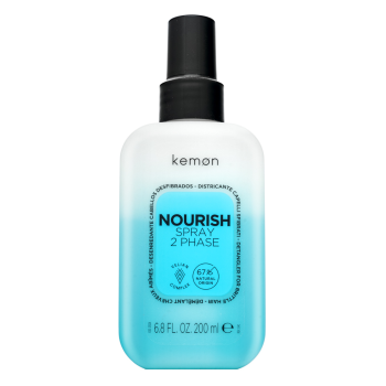 Kemon Nourish Spray 2 Phase bezoplachová péče pro suché a poškozené vlasy 200 ml