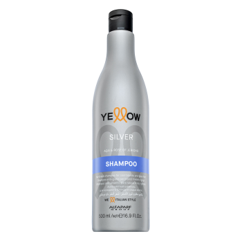 Alfaparf Milano Yellow Silver Shampoo szampon neutralizujący do włosów siwych i platynowego blondu 500 ml