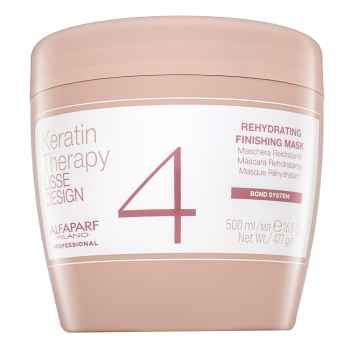 Alfaparf Milano Lisse Design Keratin Therapy Rehydrating Finishing Mask pflegende Haarmaske für trockenes und geschädigtes Haar 500 ml