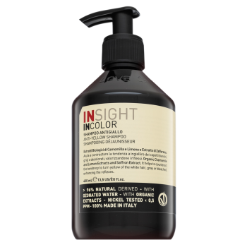 Insight Incolor Anti-Yellow Shampoo shampoo anti-vergeeltint 400 ml