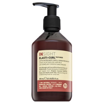 Insight Elasti-Curl Leave-In Detangling Hair Milk bezoplachová péče pro snadné rozčesávání vlasů 250 ml