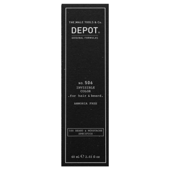 Depot No. 506 Invisible Color semi- permanentna farba do włosów i brody Natural Steel 60 ml