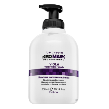 Inebrya Kromask Coloring Nourishing Mask mască hrănitoare cu pigmenți colorați pentru păr cu nuanțe de mov Viola 250 ml
