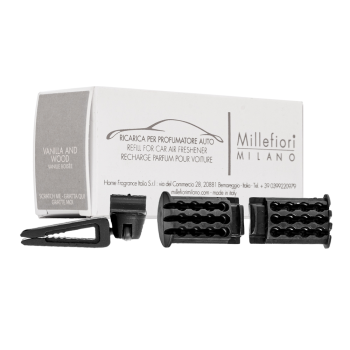 Millefiori Milano Icon Car Air Freshener Vanilla & Wood