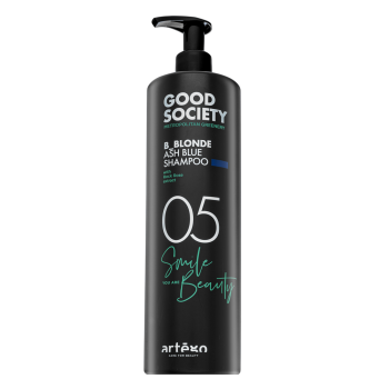 Artègo Good Society 05 B_Blonde Ash Blue Shampoo szampon neutralizujący do włosów siwych i platynowego blondu 1000 ml
