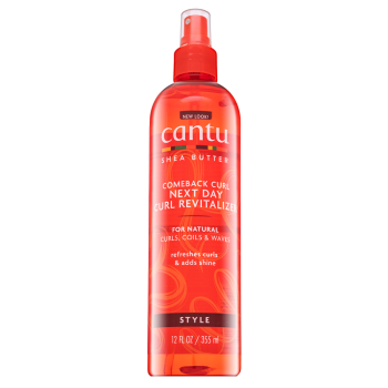 Cantu Shea Butter Comeback Curl Next Day Curl Revitalizer bezoplachová péče pro vlnité a kudrnaté vlasy 355 ml