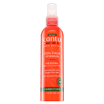 Cantu Shea Butter Coil Calm Detangler bezoplachová péče pro snadné rozčesávání vlasů 237 ml