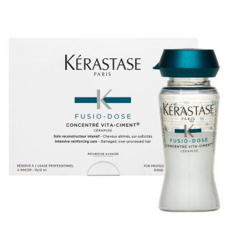 Kérastase Fusio-Dose Concentré Vita-Ciment vlasová kúra pro oslabené vlasy 10 x 12 ml
