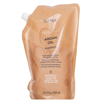 Lakmé Teknia Hair Care Argan Oil Shampoo vyživující šampon pro všechny typy vlasů Refill 600 ml