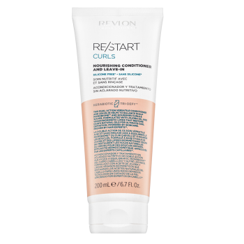 Revlon Professional Restart Curls Nourishing Conditioner and Leave-in balsam fără clatire pentru păr creț 200 ml