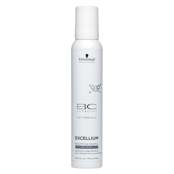 Schwarzkopf Professional BC Bonacure Excellium Beautifying Beautifying Souffle pěna pro platinově blond a šedivé vlasy 200 ml
