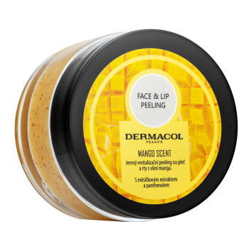Dermacol Face & Lip luščenje Peeling Mango Scent 50 ml