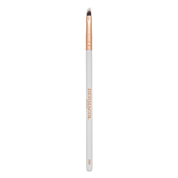 Dermacol Eyeliner & Eyebrow Brush скосена четка за вежди D84 Rose Gold