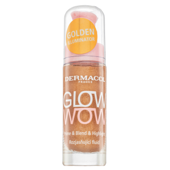 Dermacol Glow Wow Prime & Blend & Highlight skrášľujúci fluid pre zjednotenú a rozjasnenú pleť 20 ml