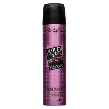 L´Oréal Professionnel Tecni.Art Wild Stylers 60's BaBe Savage Panache Dry Touch Powde lak na vlasy pro silnou fixaci 250 ml