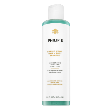 PHILIP B Nordic Wood Hair + Body Shampoo šampon in gel za prhanje 2v1 s hranilnim učinkom 350 ml