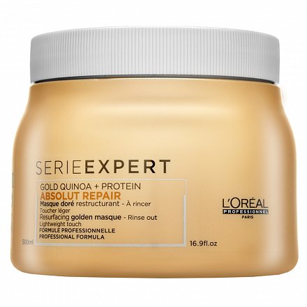 L´Oréal Professionnel Série Expert Absolut Repair Gold Quinoa + Protein Golden Masque Mascarilla Para cabello muy dañado 500 ml