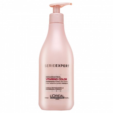 L´Oréal Professionnel Série Expert Vitamino Color Resveratrol Shampoo erősítő sampon fényes festett hajért 500 ml