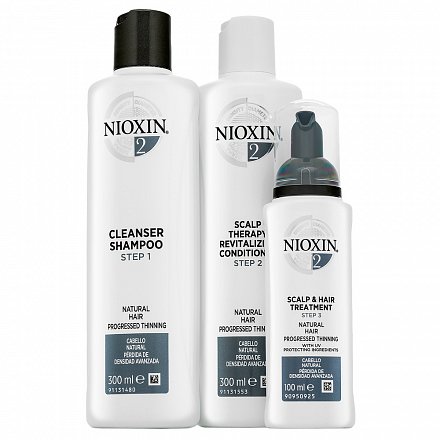 Nioxin System 2 Loyalty Kit комплект Против косопад 300 ml + 300 ml + 100 ml