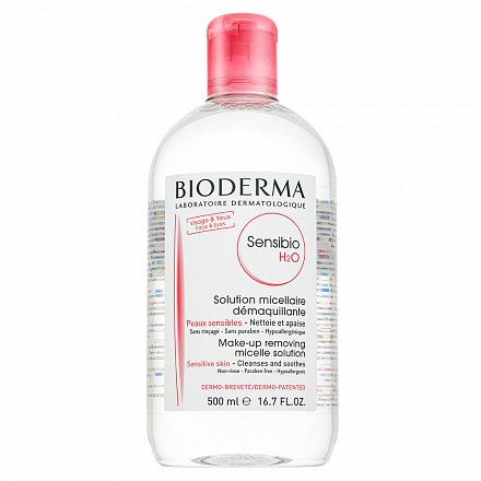 Bioderma Sensibio H2O Make-up Removing Micelle Solution agua micelar desmaquillante para piel sensible 500 ml