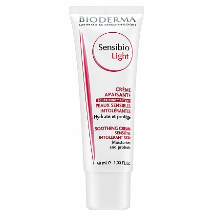 Bioderma Sensibio Light Soothing Cream ochranný krém s hydratačným účinkom 40 ml