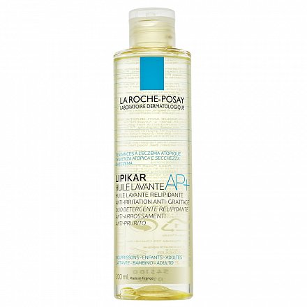 La Roche-Posay Lipikar Huile Lavante AP+ Lipid-Replenishing Cleansing Oil tisztító hab olaj bőrirritáció ellen 200 ml