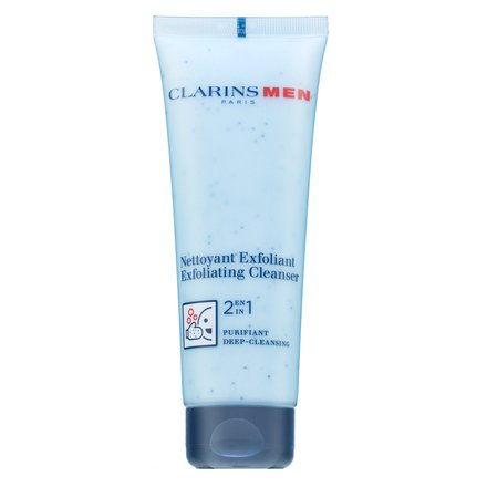 Clarins Men Exfoliating Cleanser čistící maska a peeling 2v1 125 ml