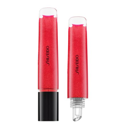 Shiseido Shimmer GelGloss 07 Shin Ku Red ajakfény gyöngyház fénnyel 9 ml