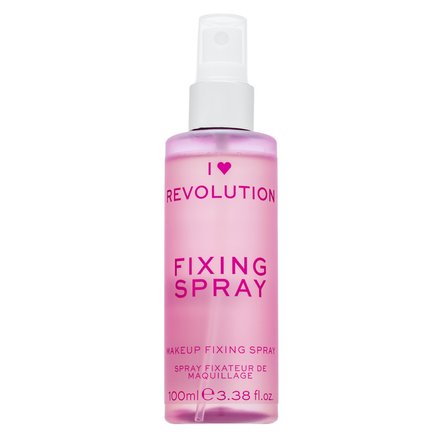 I Heart Revolution Fixing Spray spray utrwalający makijaż z ujednolicającą i rozjaśniającą skórę formułą 100 ml