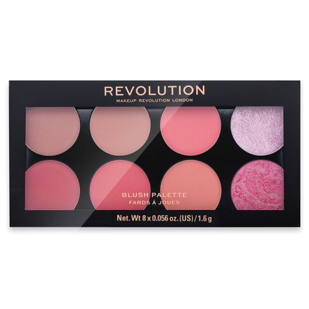 Makeup Revolution Ultra Blush Palette Sugar & Spice multifunkčná paleta 13 g