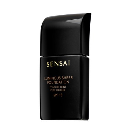 Sensai Luminous Sheer Foundation LS206 Brown Beige maquillaje líquido para piel unificada y sensible 30 ml