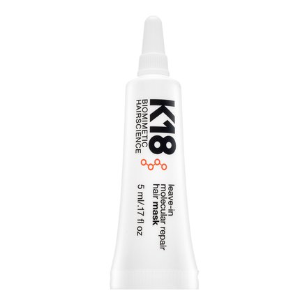 K18 Leave-In Molecular Repair Hair Mask öblítés nélküli ápolás nagyon száraz és sérült hajra 5 ml