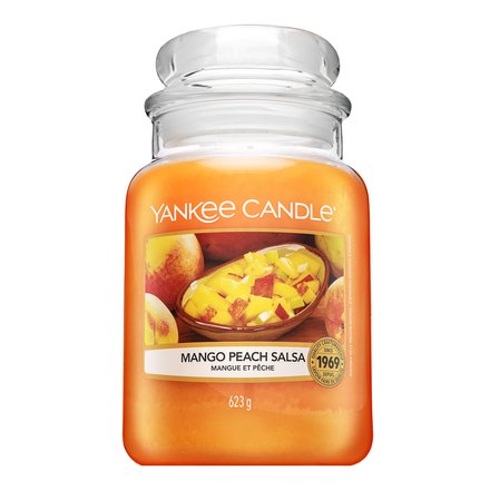 Yankee Candle Mango Peach Salsa candela profumata 623 g