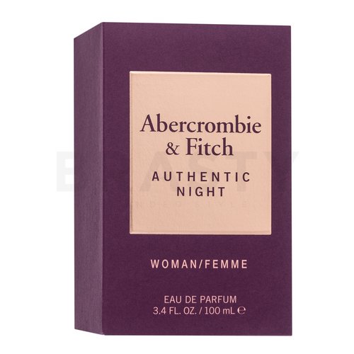 Abercrombie & Fitch Authentic Night Woman Eau de Parfum da donna 100 ml