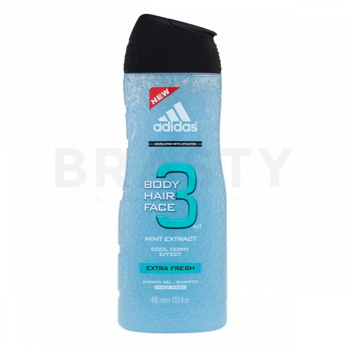 Adidas 3 Extra Fresh Shower gel for men 400 ml