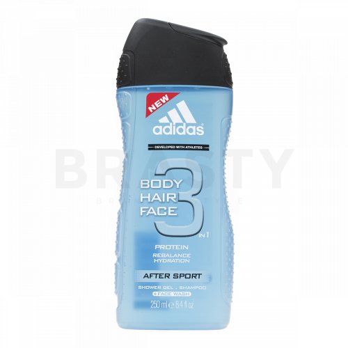 Adidas 3 Extra Fresh tusfürdő férfiaknak 250 ml