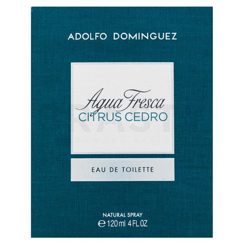 Adolfo Dominguez Agua Fresca Citrus Cedro Eau de Toilette férfiaknak 120 ml