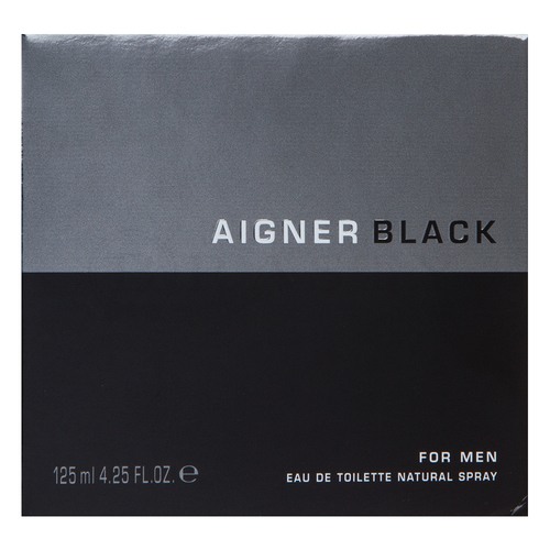 Aigner Black for Man toaletní voda pro muže 125 ml