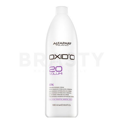 Alfaparf Milano Oxid'o 20 Volumi 6% emulsione di sviluppo per tutti i tipi di capelli 1000 ml
