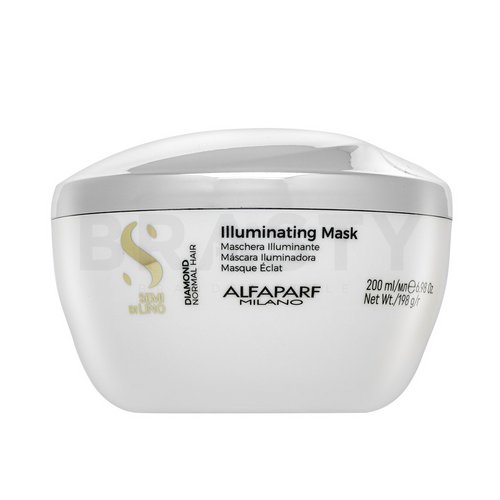 Alfaparf Milano Semi Di Lino Diamond Illuminating Mask maschera nutriente per la lucentezza dei capelli 200 ml