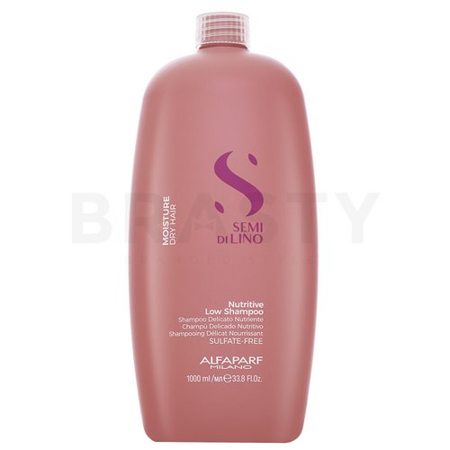 Alfaparf Milano Semi Di Lino Moisture Nutritive Low Shampoo nourishing shampoo for dry hair 1000 ml