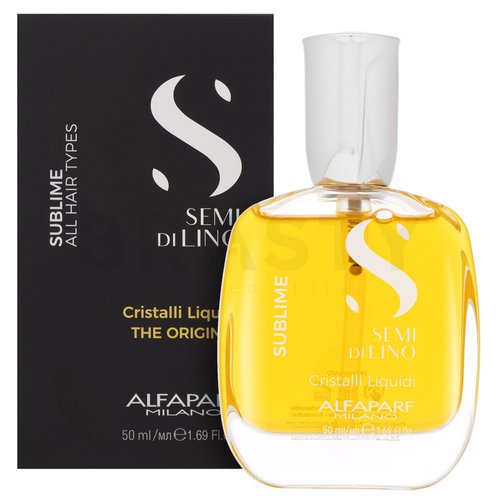 Alfaparf Milano Semi Di Lino Sublime Cristalli Liquidi The Original Haaröl für Feinheit und Glanz des Haars 50 ml