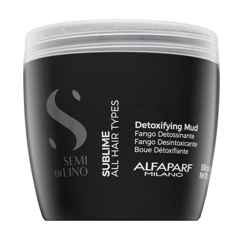 Alfaparf Milano Semi Di Lino Sublime Detoxifying Mud moisturizing cleansing cream for all hair types 500 ml