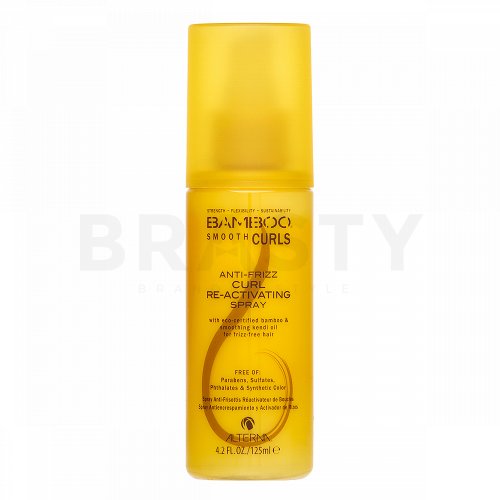 Alterna Bamboo Smooth Curls Anti-Frizz Curl Re-activating Spray Spray Para cabello ondulado y rizado 125 ml