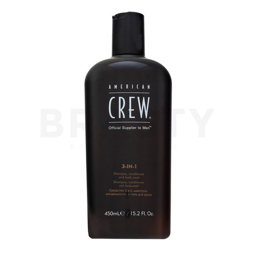 American Crew 3-in-1 šampón, kondicionér a sprchový gel pre každodenné použitie 450 ml